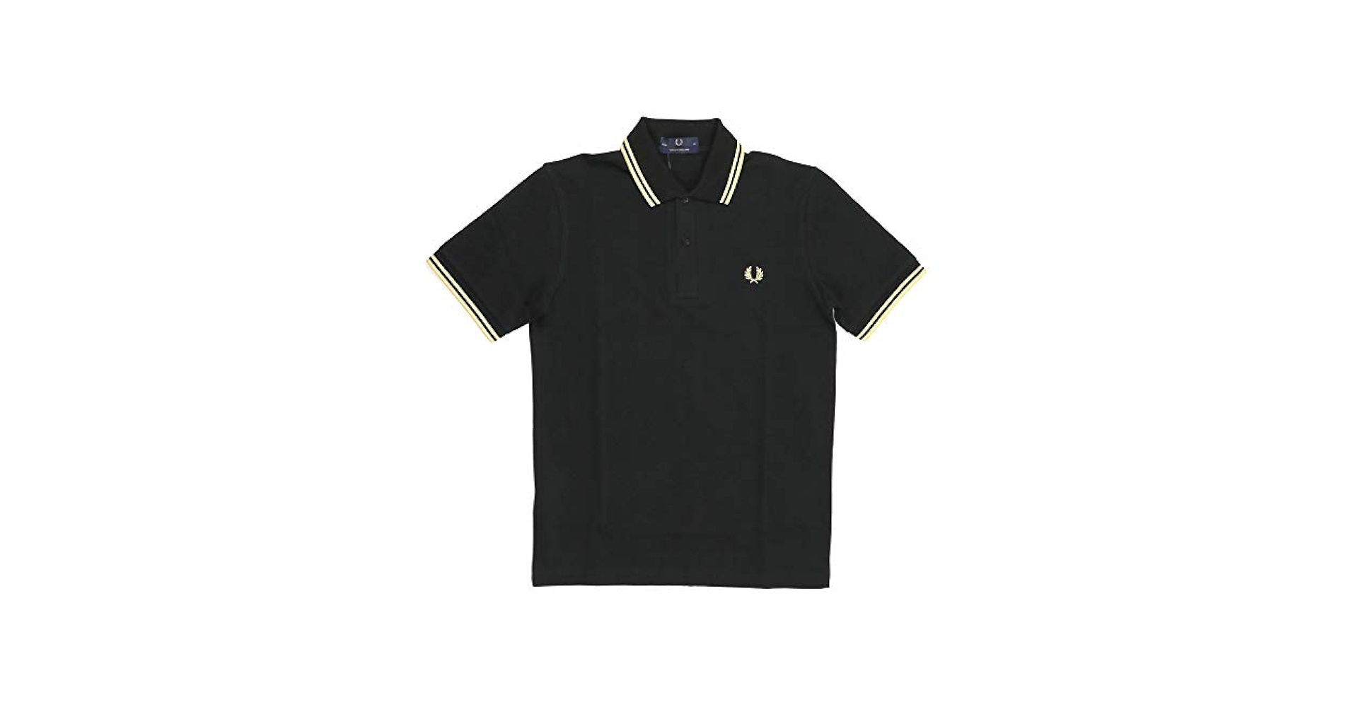 FRED PERRY ポロシャツ M12 BLACK / CHAMPAGNE Fred Perry M12 Shirt - Black/Champagne | Garmentory